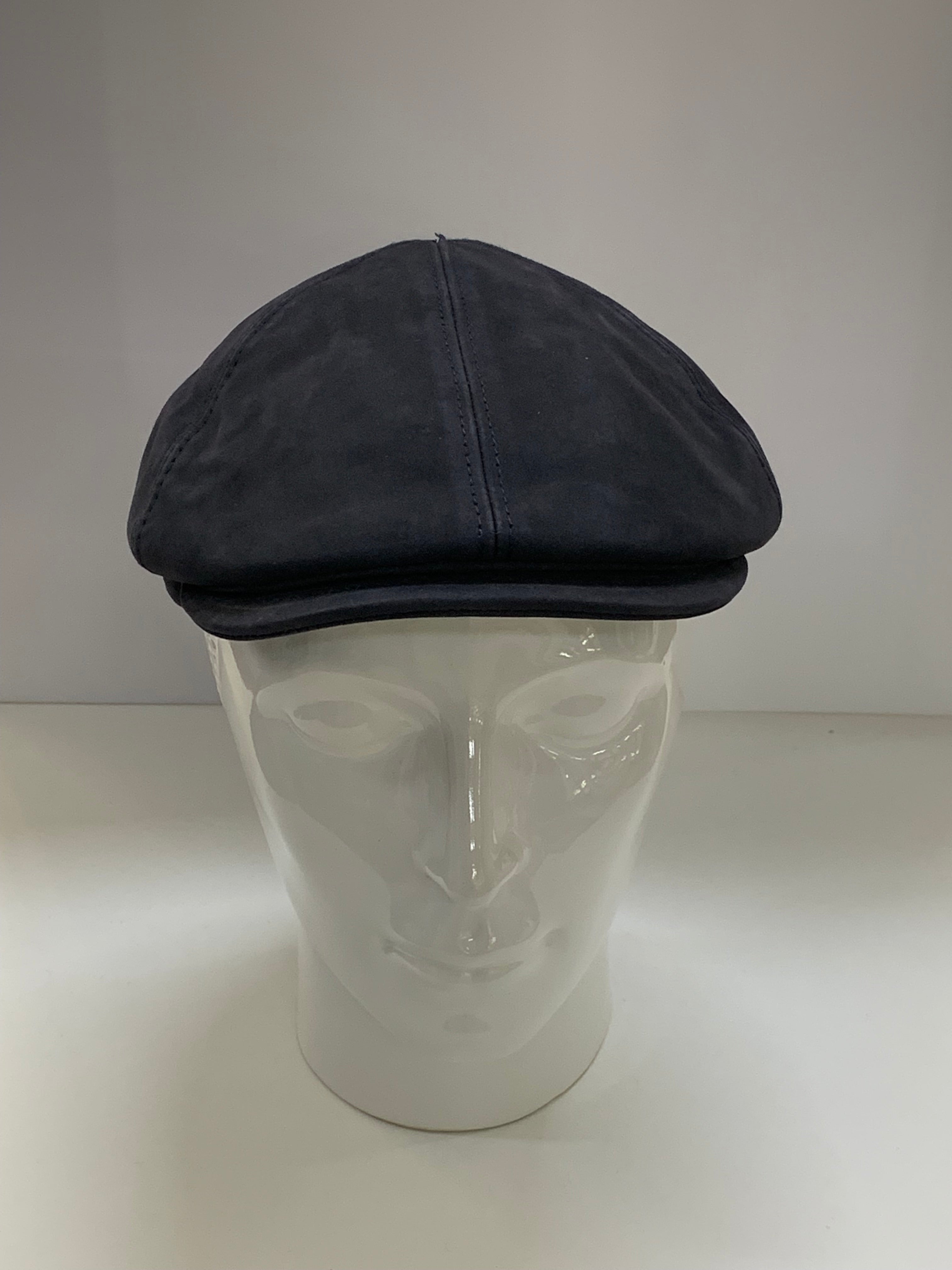 Casquette Cuir Bleu