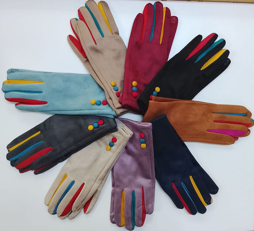Gants Polaire Multicolore