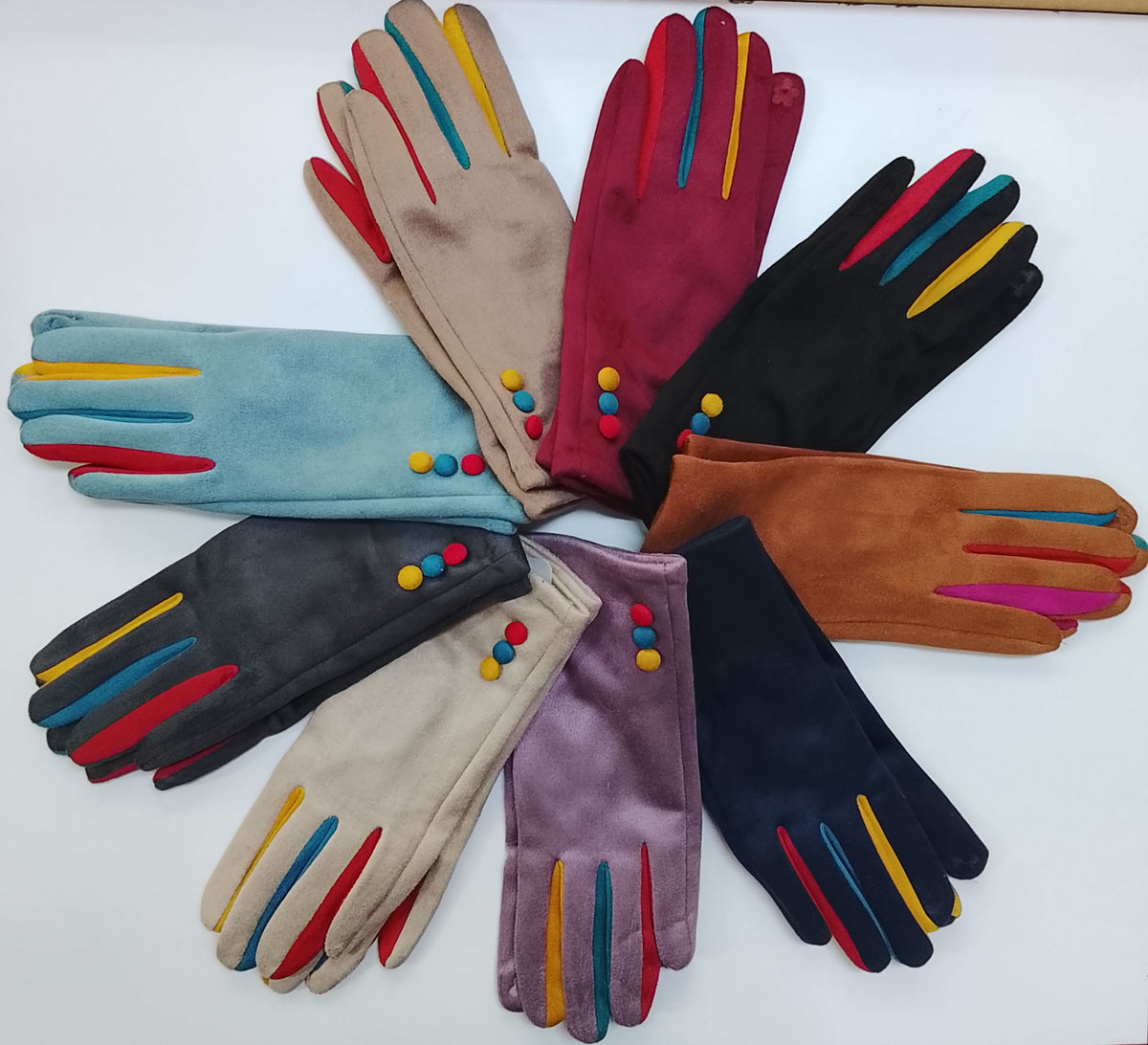 Gants Polaire Multicolore