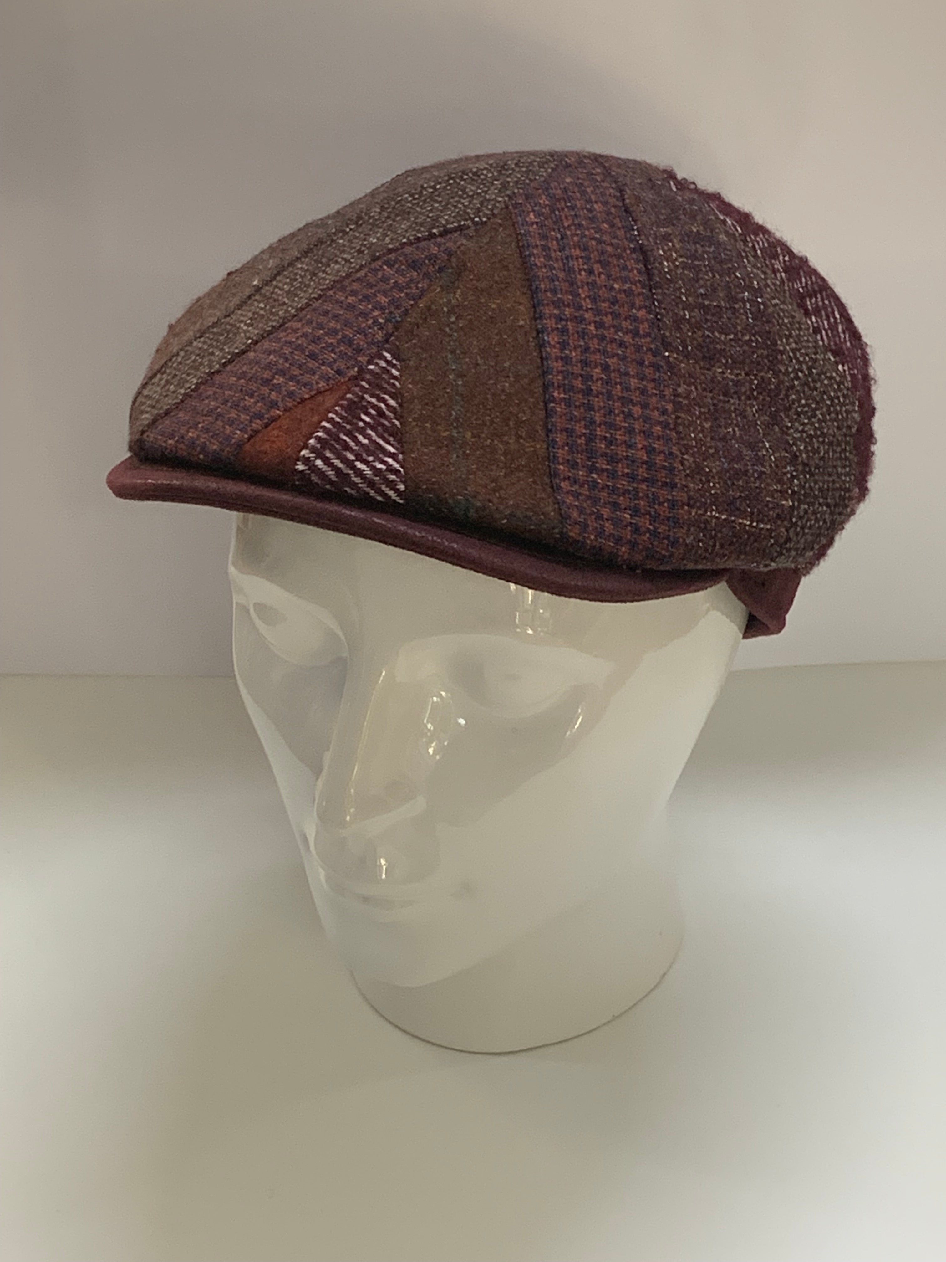 Casquette Patchwork bordeaux