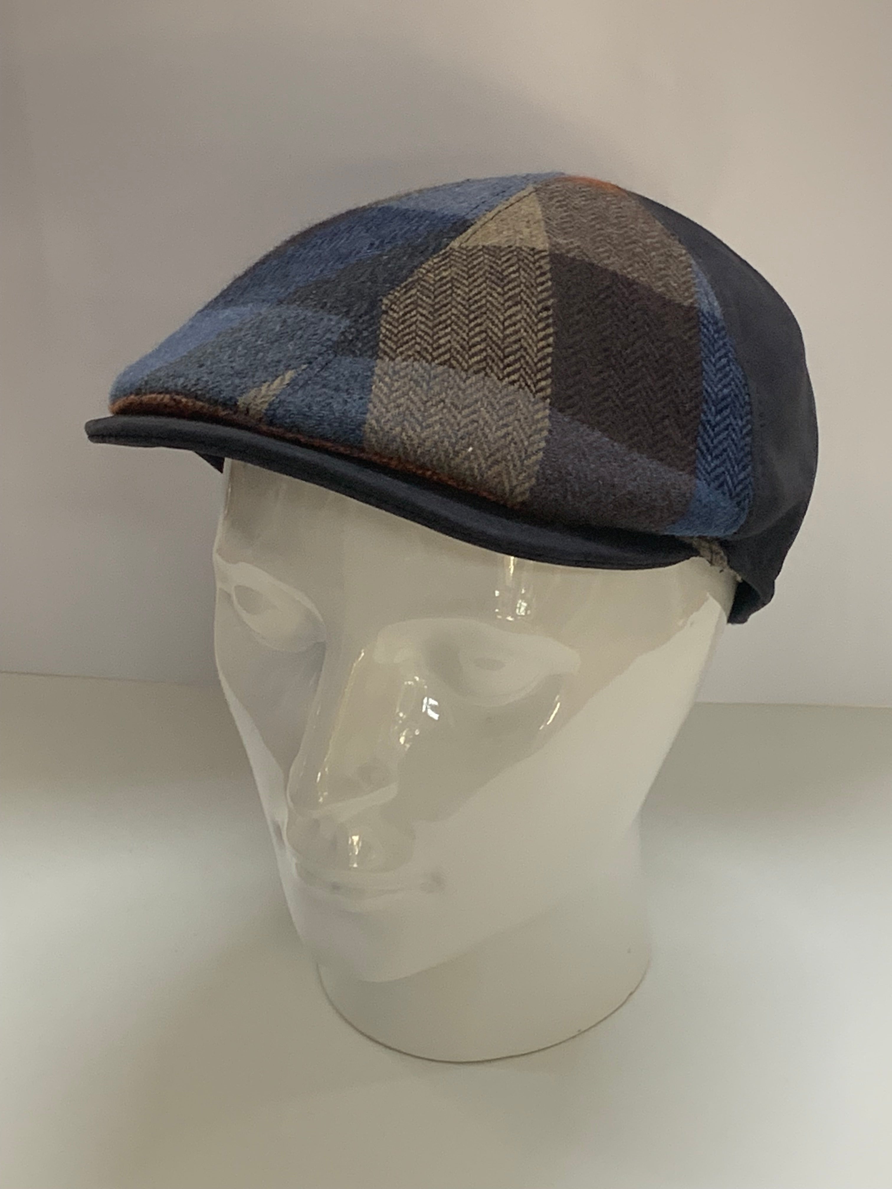 Casquette Flechet Patchwork Bleu