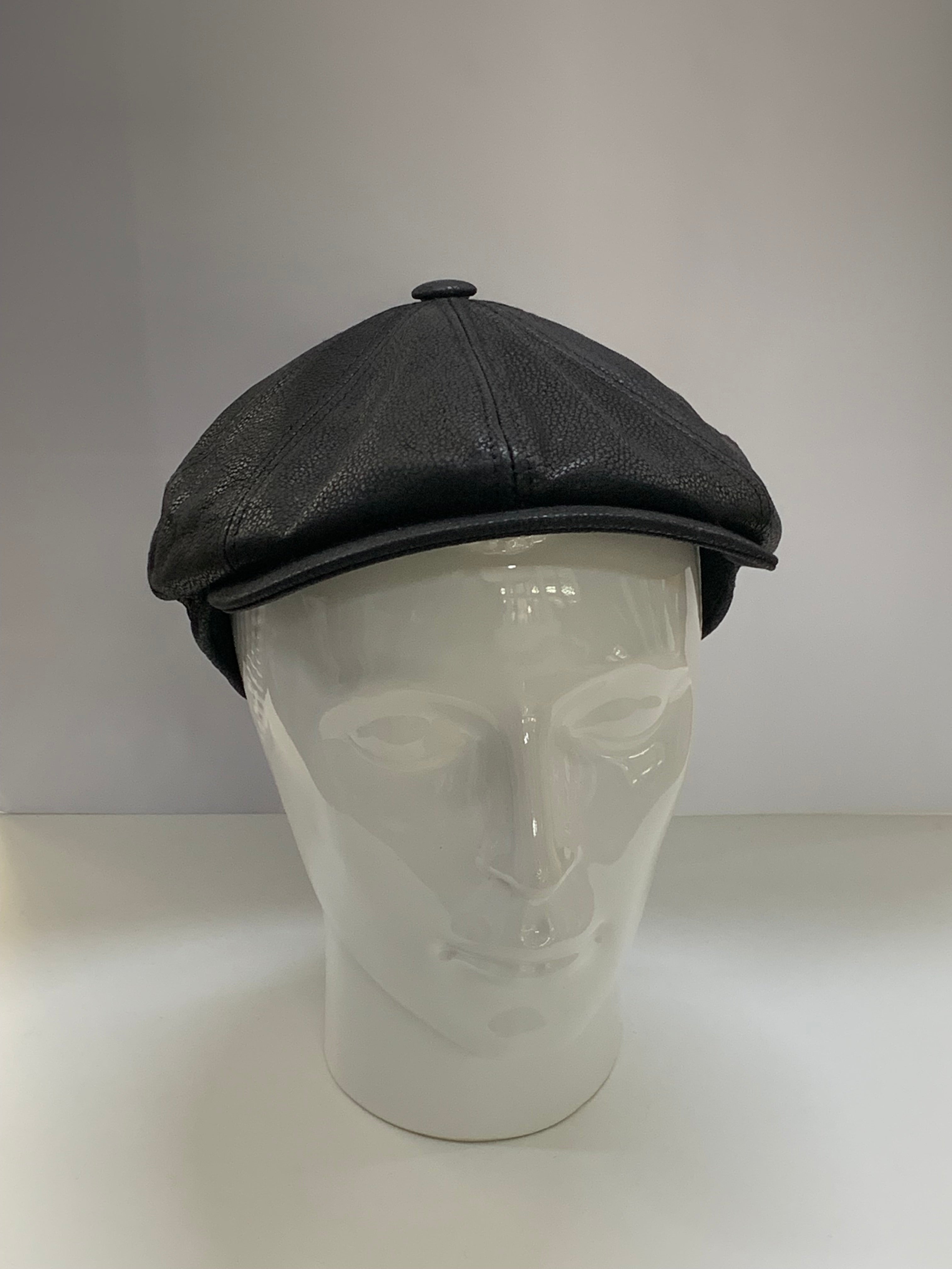 Casquette Cuir Noir Hatteras