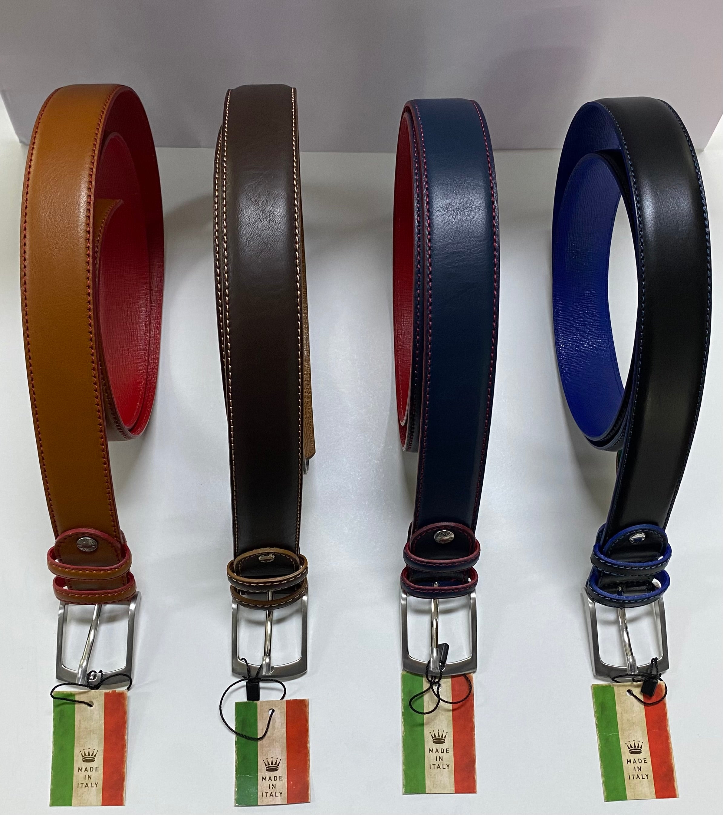 Ceinture en Cuir coloré