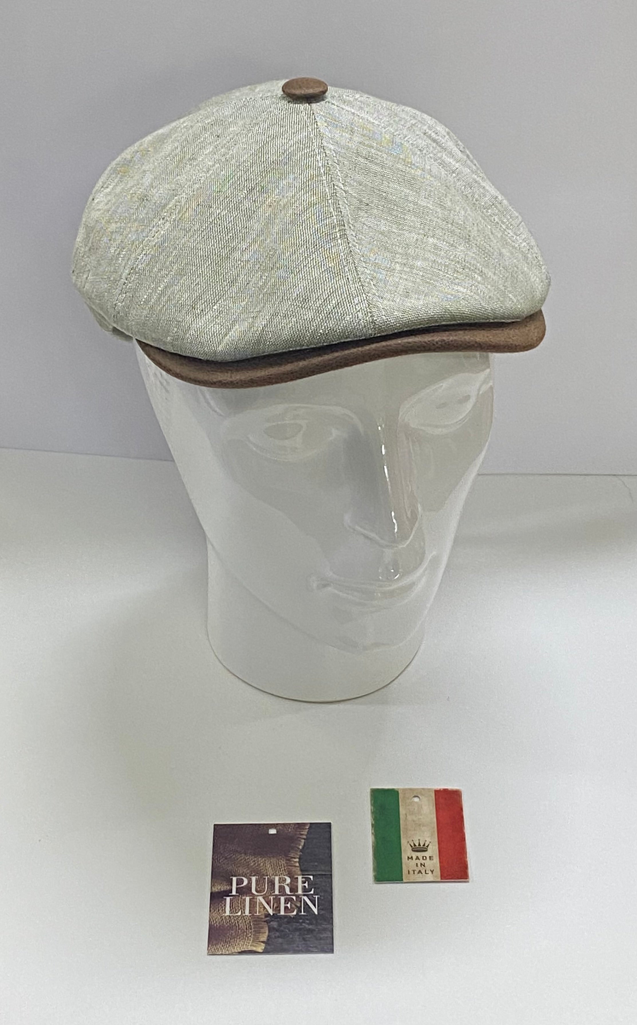Casquette en Lin Vert
