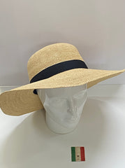 Capeline en Raphia Crochet