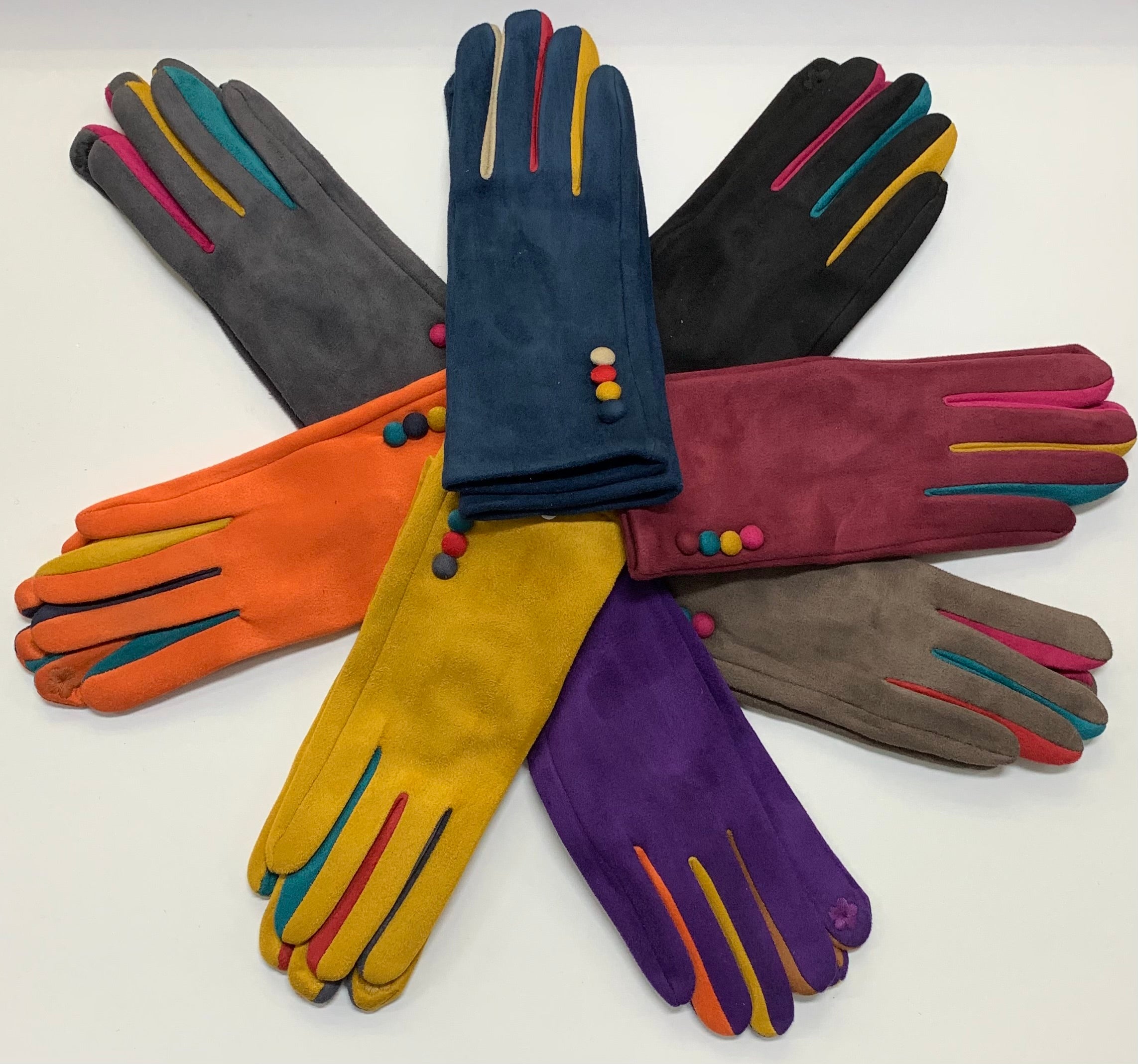 Gants Polaire Multicolore