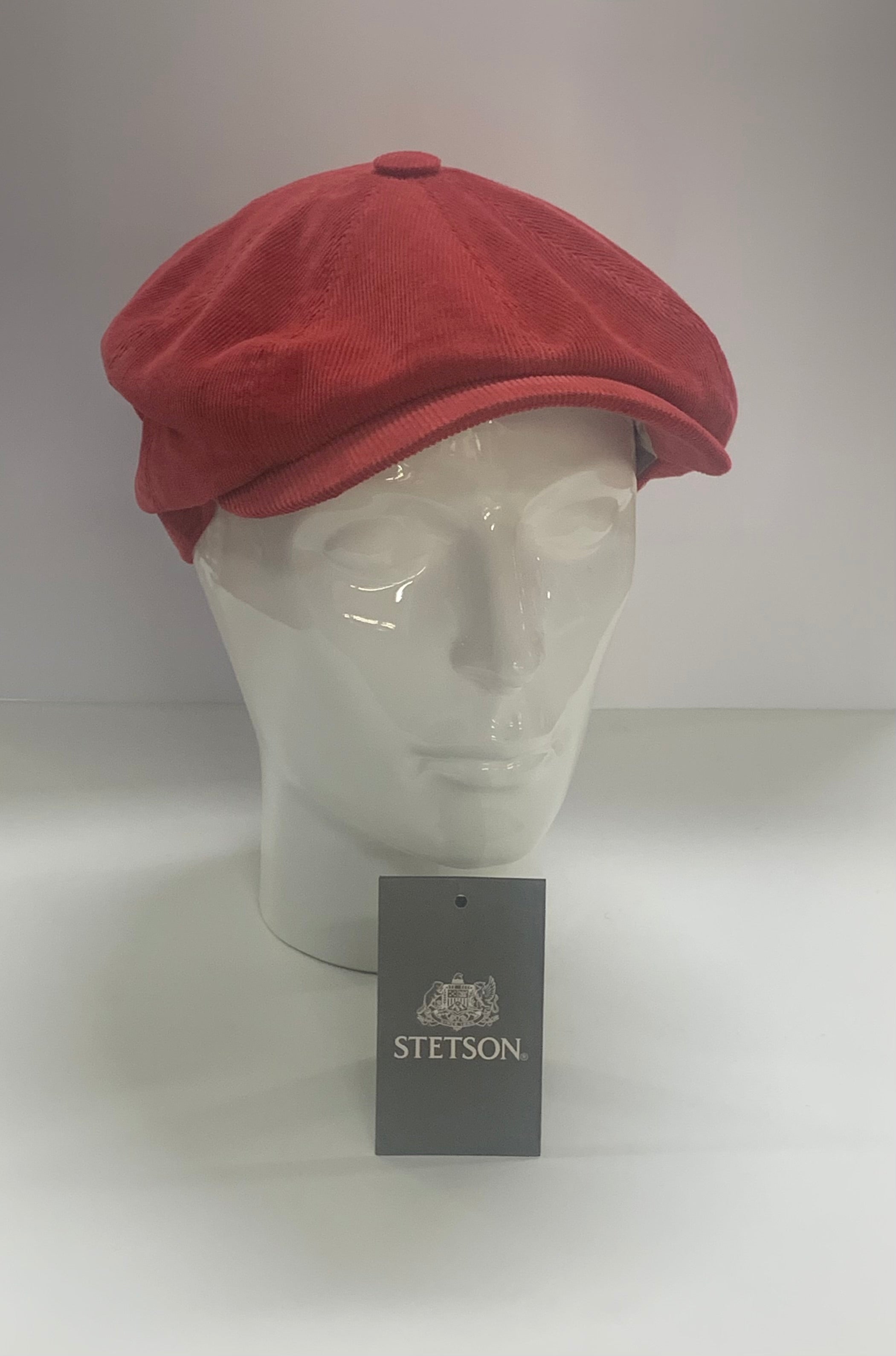 Casquette Hatteras Stetson Velours rouge