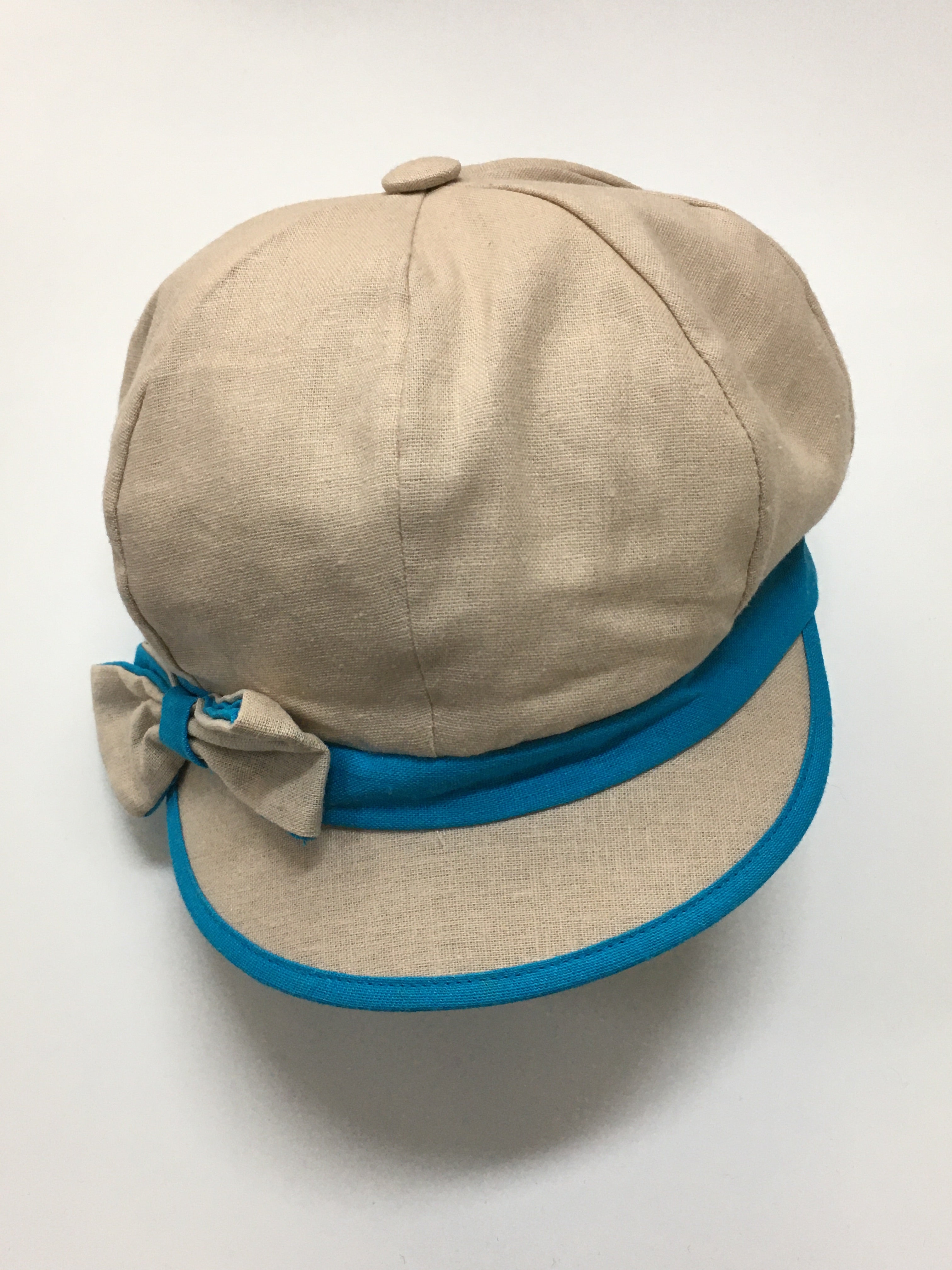 Gavroche Beige et Turquoise