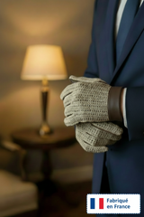 Gants de Conduite Cuir et Coton